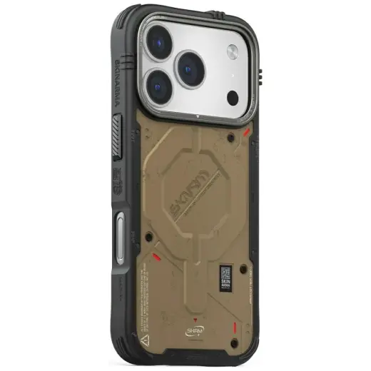 Skinarma Vigor telefono dėklas su MagSafe palaikymu iPhone 17 Pro pilkas
