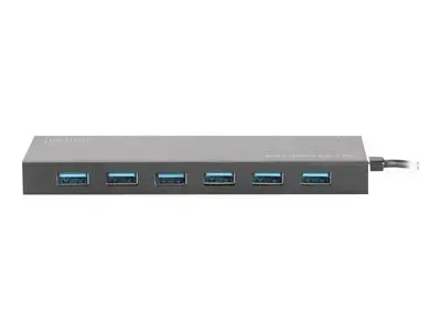 DIGITUS USB 3.0 Office Hub DA-70241-1 - hub - 7 ports