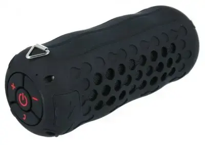 Swissten X-Boom Outdoor IPX5 Carabiner | Silikon Portatīvs Bezvadu Skaļrunis Bluetooth | 10W | 360 Surround | Micro SD | Melna