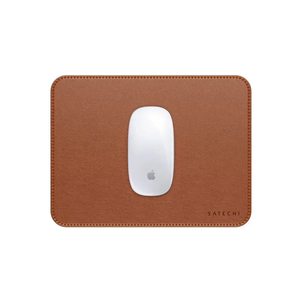 SATECHI vegan leather mouse pad ST-LMPN brown