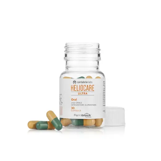 Cantabria Labs, Heliocare Ultra Oral, Fernblock, Antioxidant, Capsules, 30 capsules