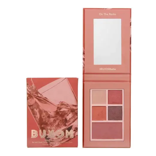 Buxom, On The Rocks, Eyeshadow Palette, 5 Shades, 6.5 g