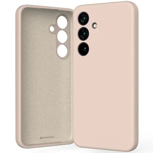 Mercury Silicone чехол для телефона для Samsung Galaxy S25 розовый песок