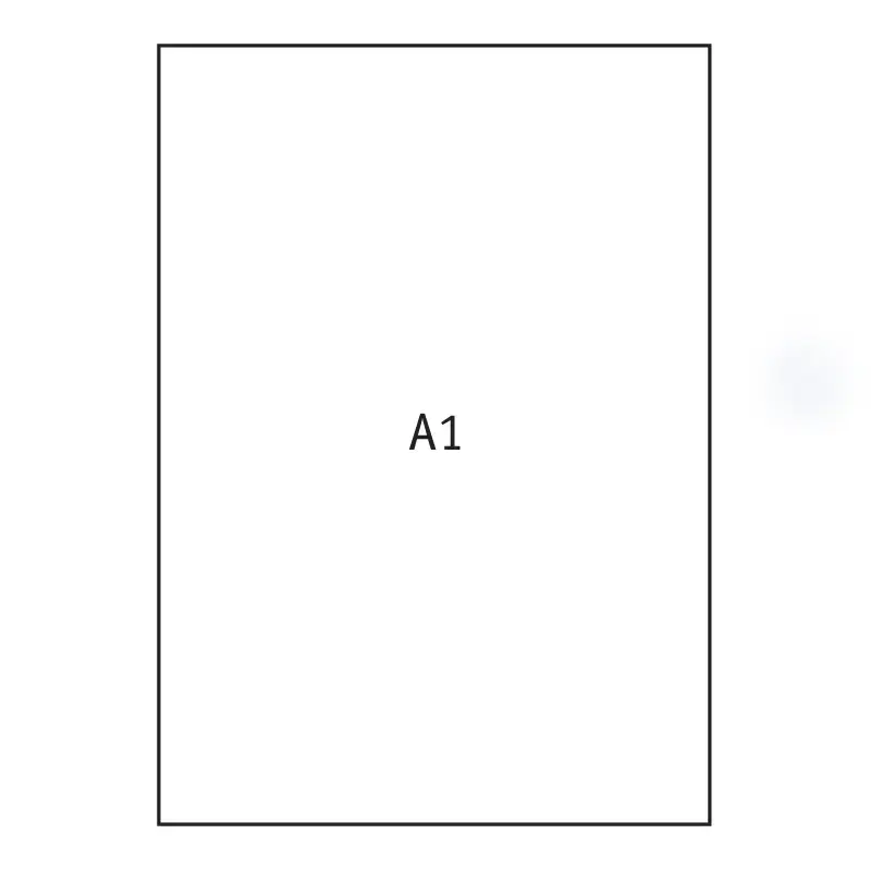 Papīrs rasēšanai Kreska A1 formāts, ar izmēru 605x860 mm, 170 g/m2, 20 gab./iepak.