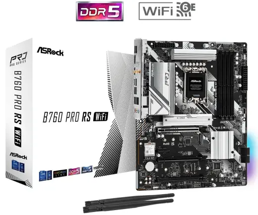 Motherboard B760 Pro RS WIFI s1700 4DDR5 DP|HDMI M.2 ATX 