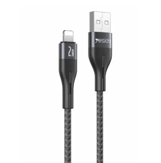YESIDO CABLE CA121 18W USB/LIGHTNING  1M 2A BLACK