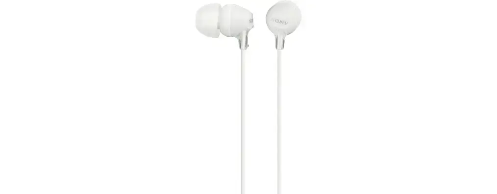 In-ear Headphones with mic MDR-EX15AP White