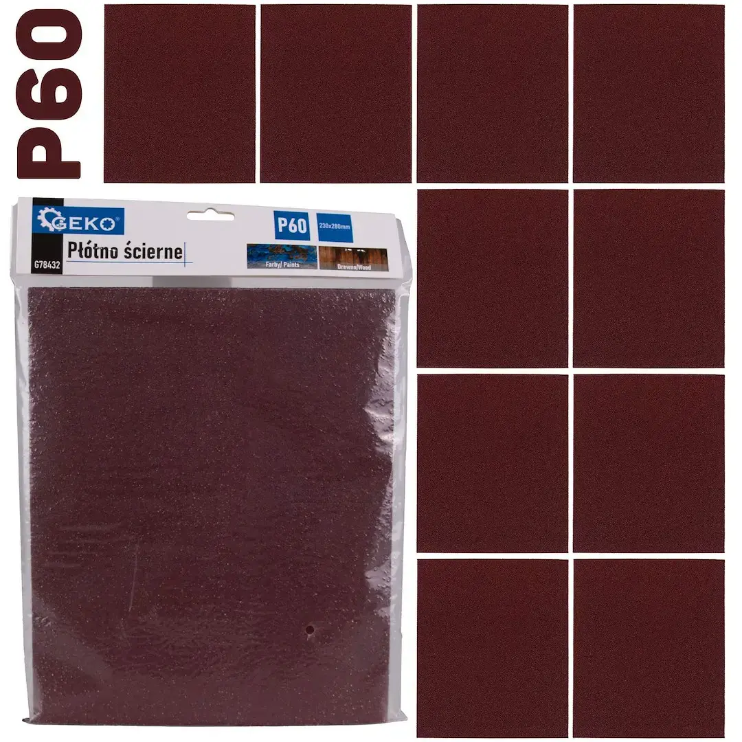 Abrazīvs audums – loksne 230x280mm P60
