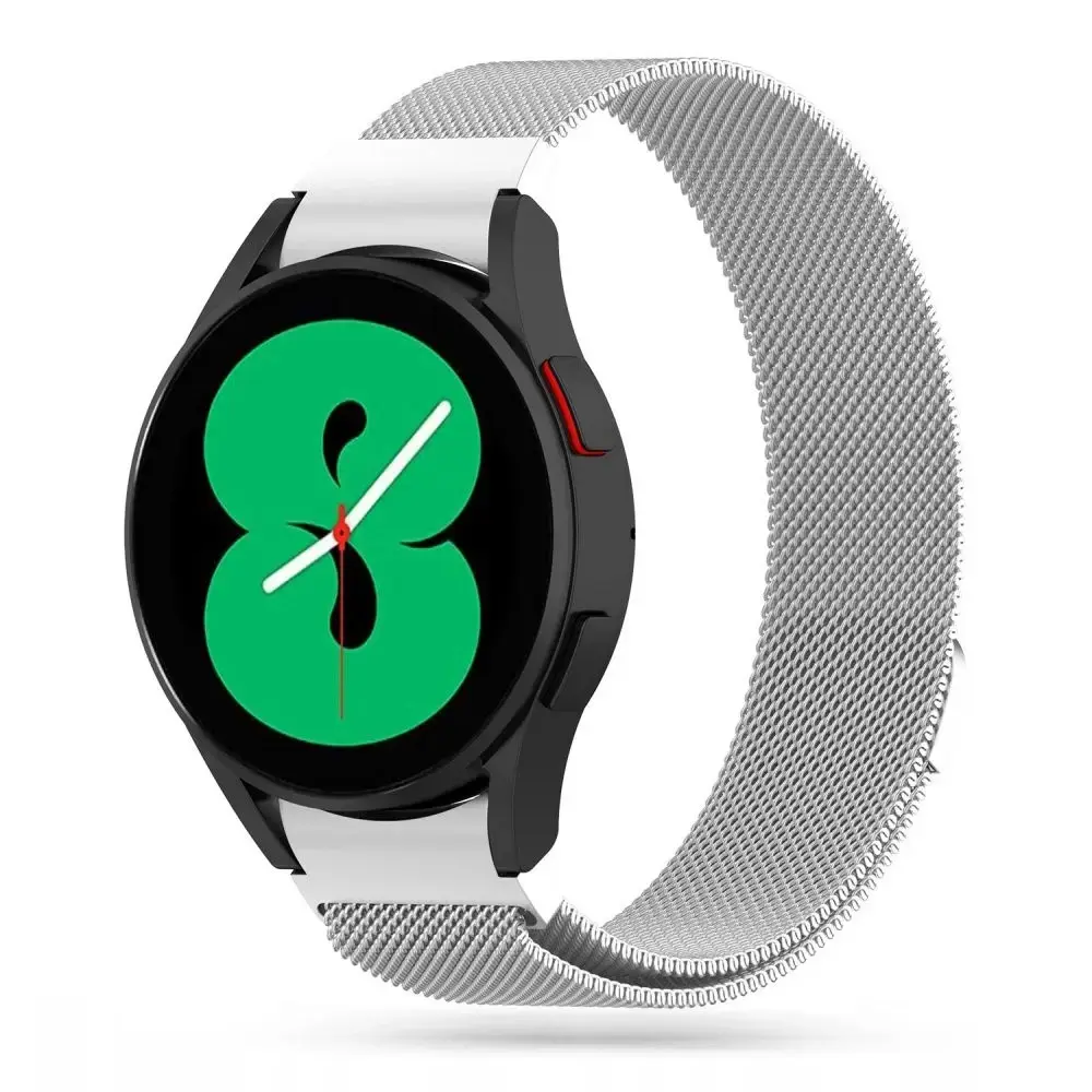 Tech-Protect MilaneseBand 2 Strap for Samsung Galaxy Watch 4|5|5 Pro|6|7|FE - Silver