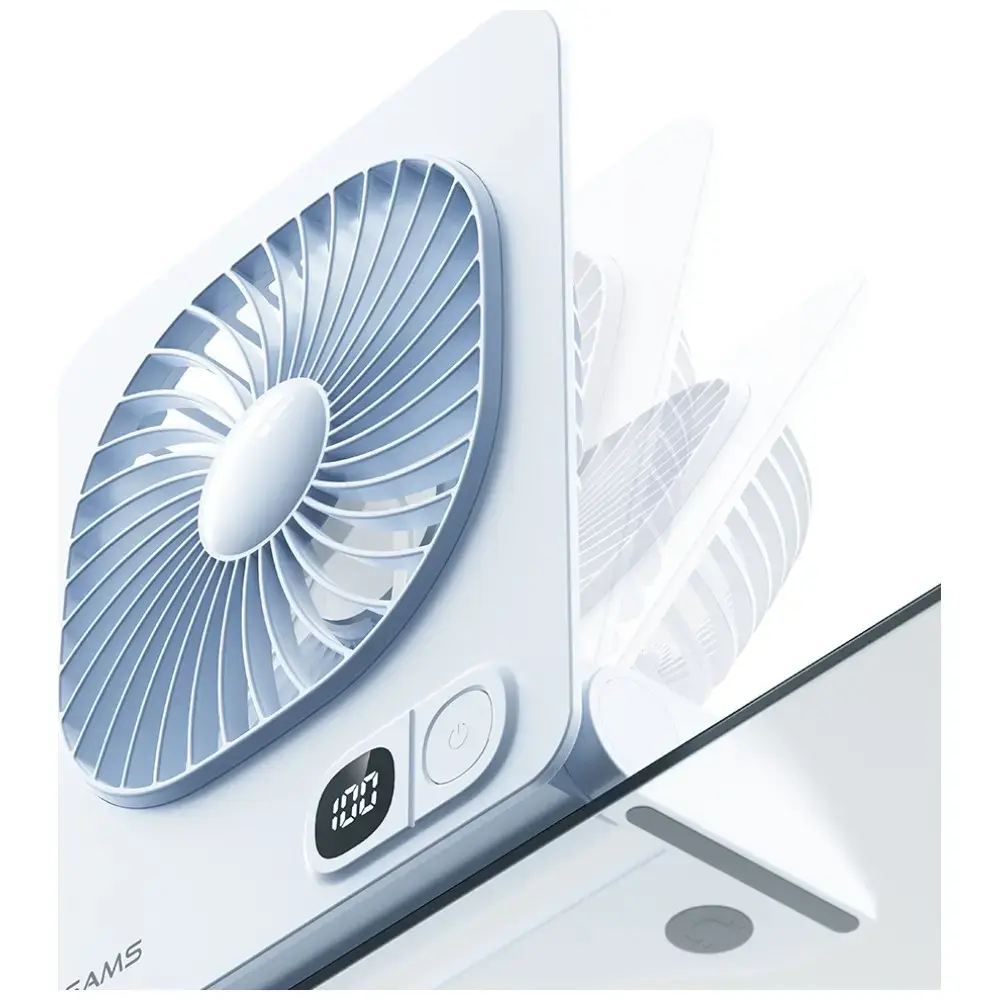 Lightweight Magnetic Desktop Fan USAMS   blue