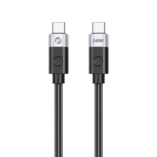 Orico CC240 провод для передачи данных и зарядки | USB-C на USB-C | PD 3.1 | 240W | 0.5m | чёрный