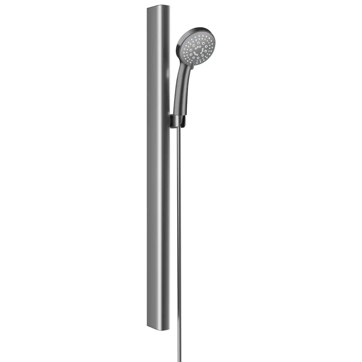 AB Shower set with rail, 5 modes, grey