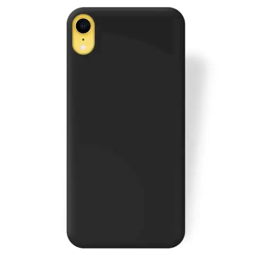 Fusion elegance fibre protect silicone case for Apple iPhone XR black