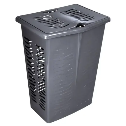 Laundry basket 42L Zebra grey