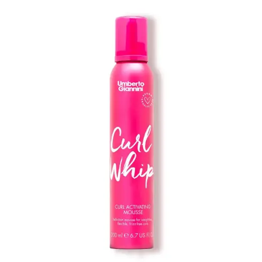 Umberto Giannini, Curl Whip, Hair Styling Mousse, Curl Activation, 200 ml