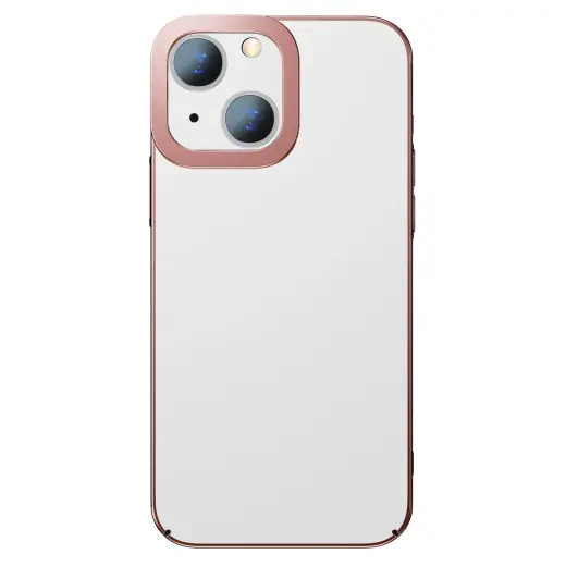 Baseus Glitter Transparent Case for iPhone 13 (pink)