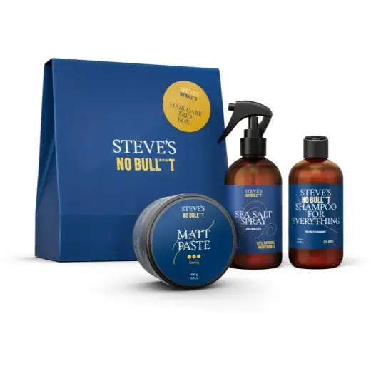 Steves No Bull***t Hair Care Trio Box - Gift Set