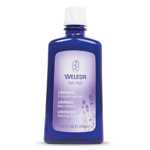 Weleda Lavender Relaxing Bath Milk 200ml in None