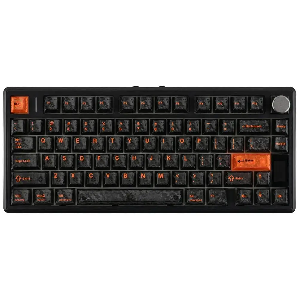 Mechanical keyboard Epomaker TH80 V2  Jade Switch black-grey-creamy