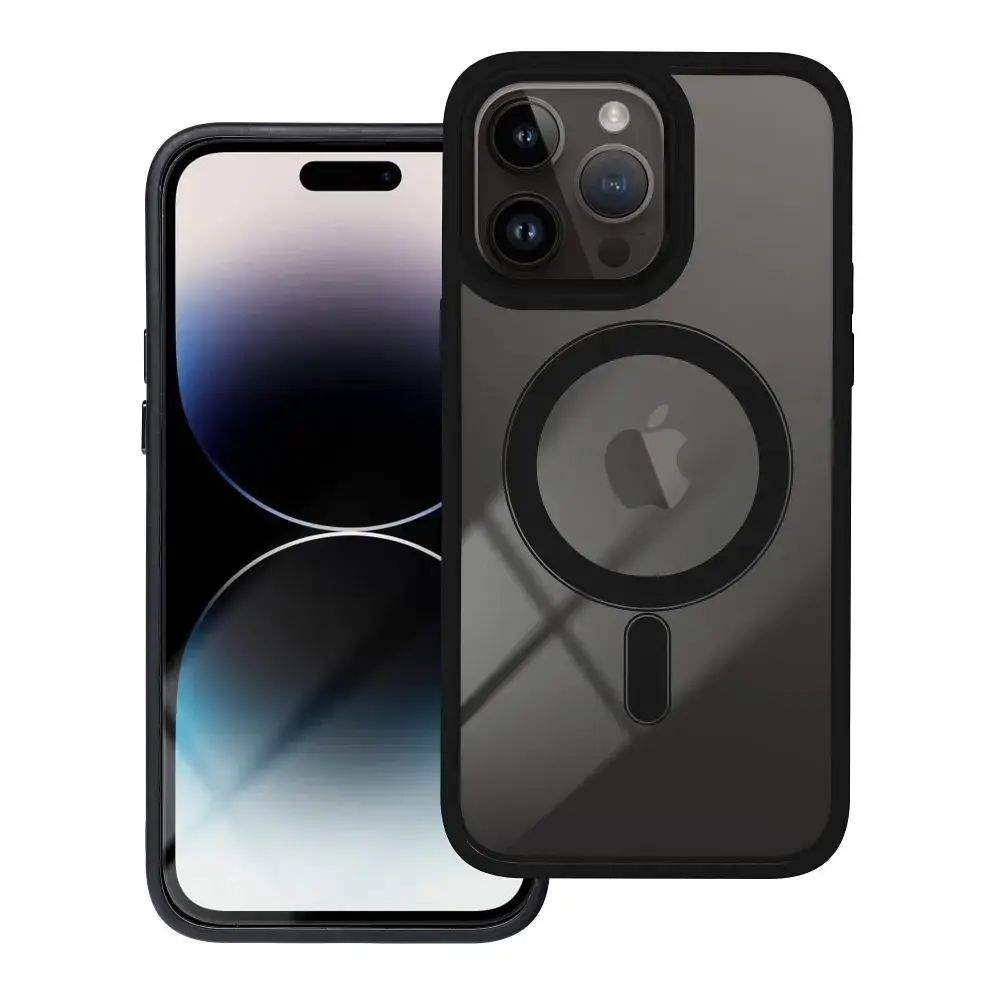 Color Edge Mag maciņš ar MagSafe atbalstu telefonam iPhone 14 Pro Max melns