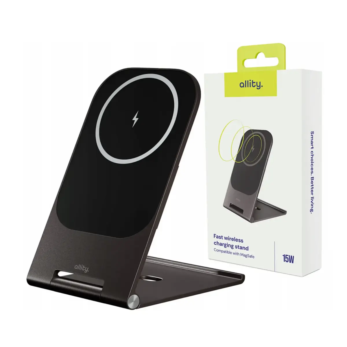 Allity AWC-200-15WMS wireless charger 15W graphite