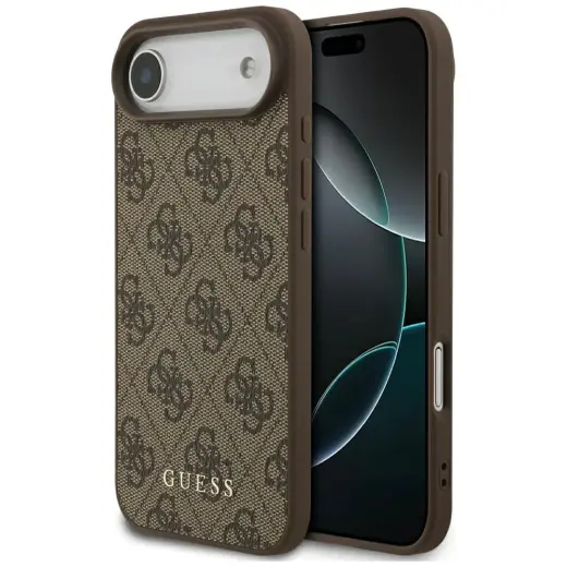 Guess 4G Classic phone case for iPhone 17 Air brown