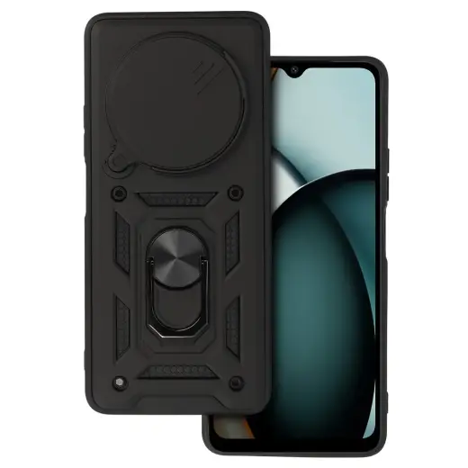 Slide Camera Armor Case for Xiaomi Redmi A3 Pro Black