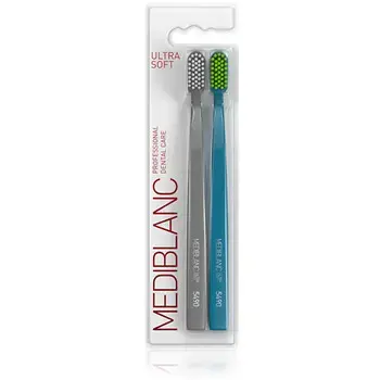MEDIBLANC Ultra Soft Grey/Blue - toothbrush 2 pcs