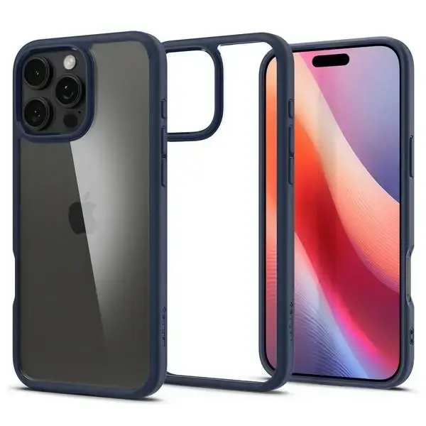 Spigen Ultra Hybrid iPhone 16 Pro navy blue|granatowy ACS08126