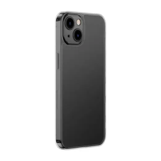 Baseus Frosted Glass Case for iPhone 13 (black)