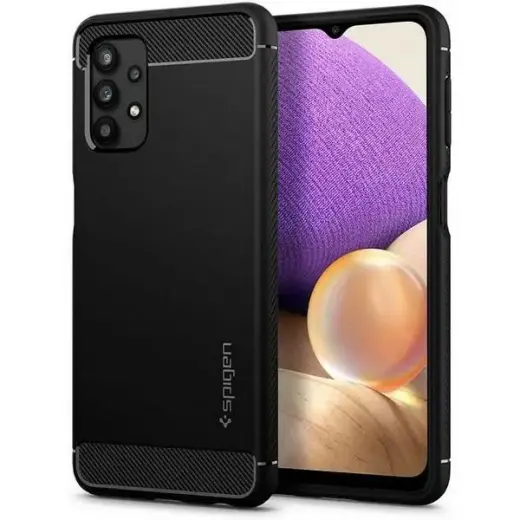 Spigen Rugged Armor telefona maciņš Samsung Galaxy A32 5G melns