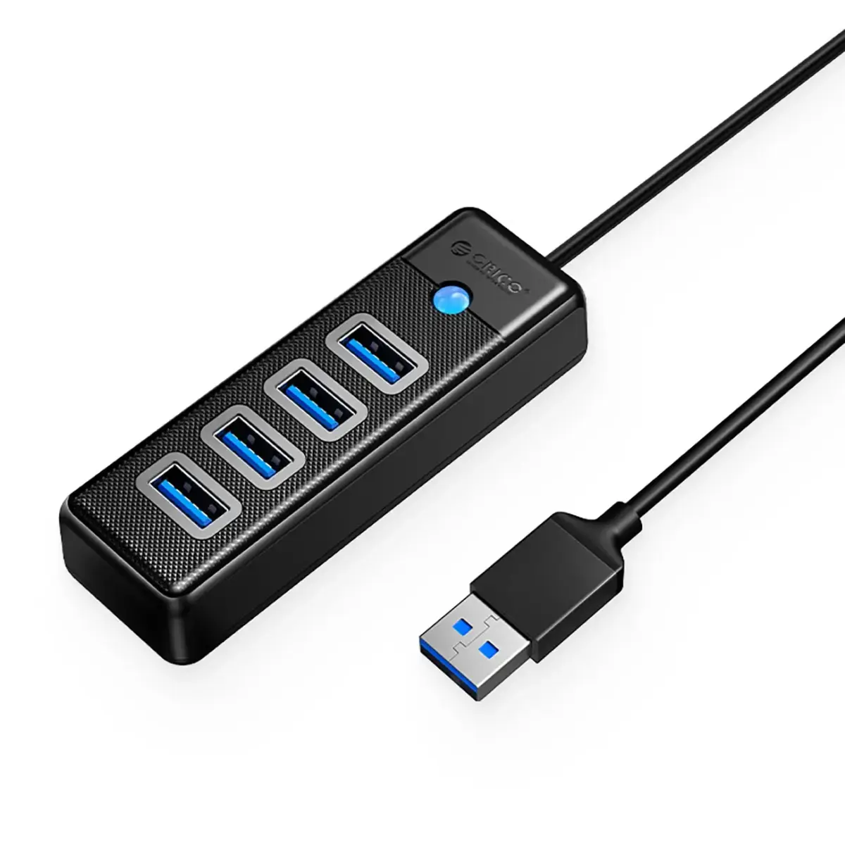 Hub Orico PW4U-U3 USB-A | 4x USB-A 3.0 - black