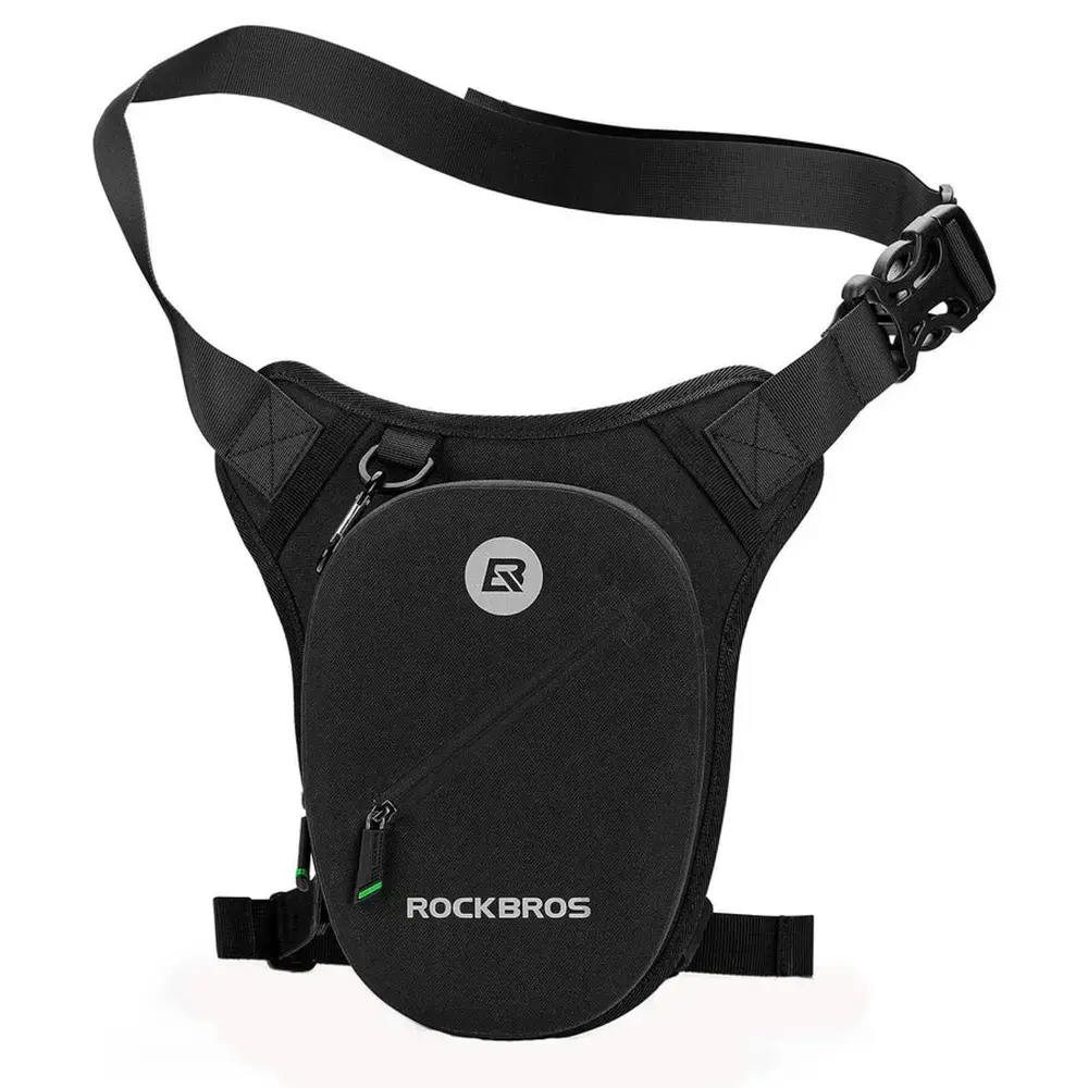Saszetka motocyklowa Rockbros AS-081 na udo lub biodro 1 l - czarna