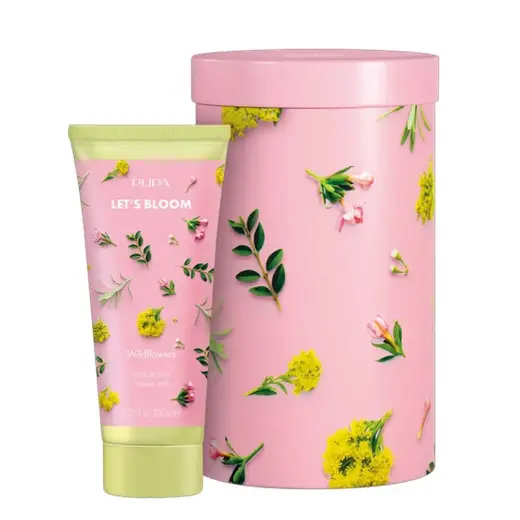 Pupa Milano Shower Gel with Sachet Wild Flowers Let's Bloom 200 Ml