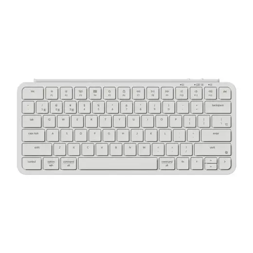 Ultra Slim Keychron B1 Pro 2.4G Wireless Keyboard (White) [B1P-K8].