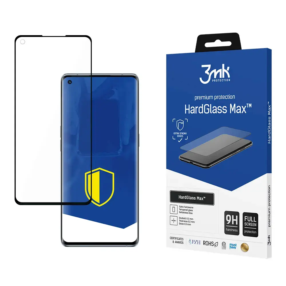 Oppo Reno 6 Pro 5G PEPM00 Black - 3mk HardGlass Max™ screen protector