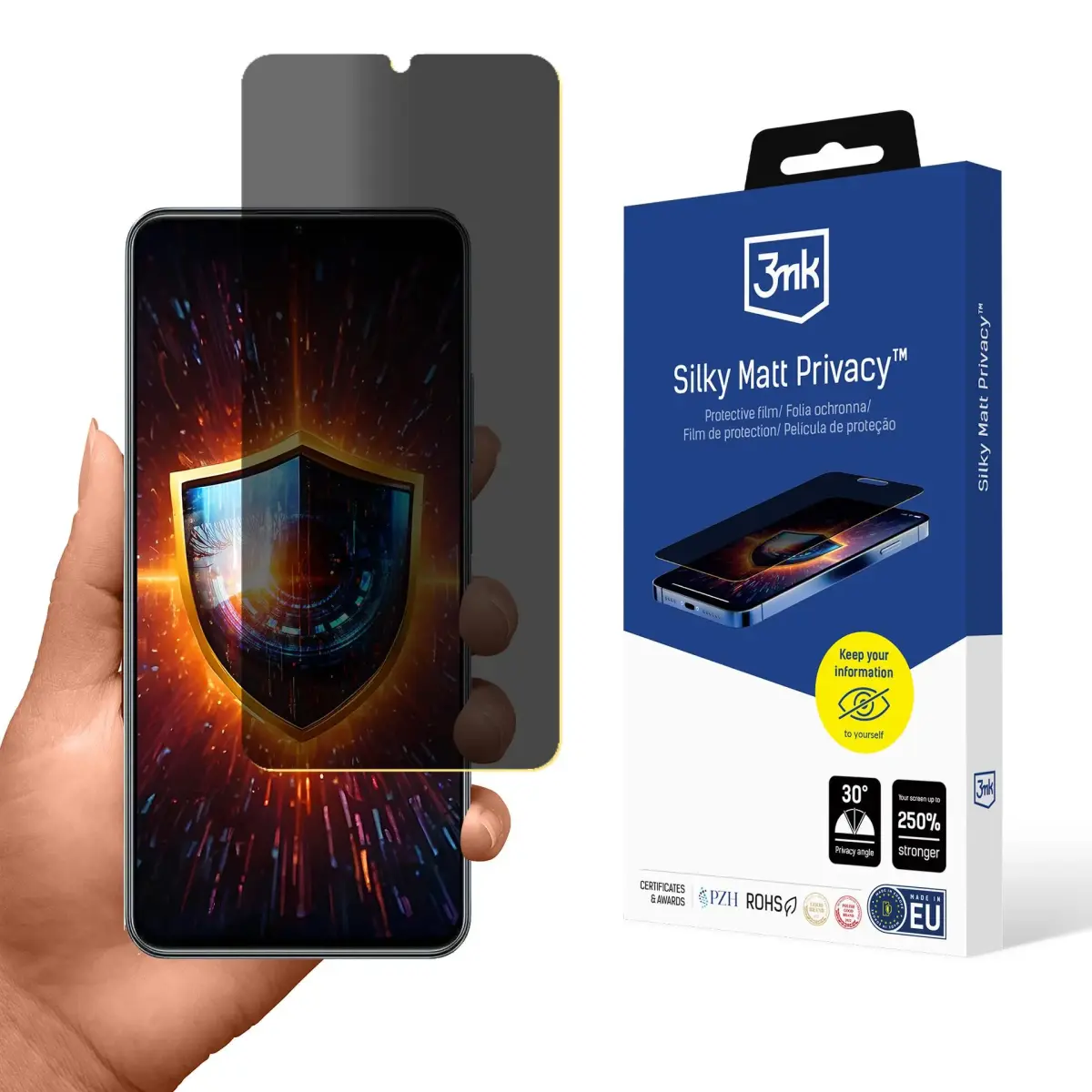 Realme C63 - 3mk Silky Matt Privacy