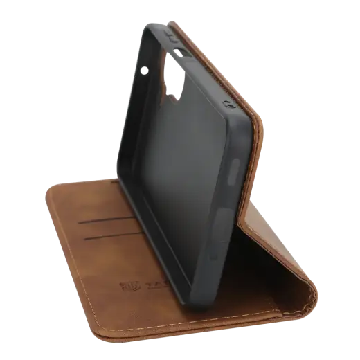 Tactical Xproof book type phone case for Samsung Galaxy A27 5G (A276) brown