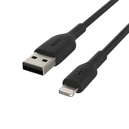 Belkin CAA001BT0MBK datu pārraides un uzlādes vads | USB-A uz Lightning | 0.15m | melns