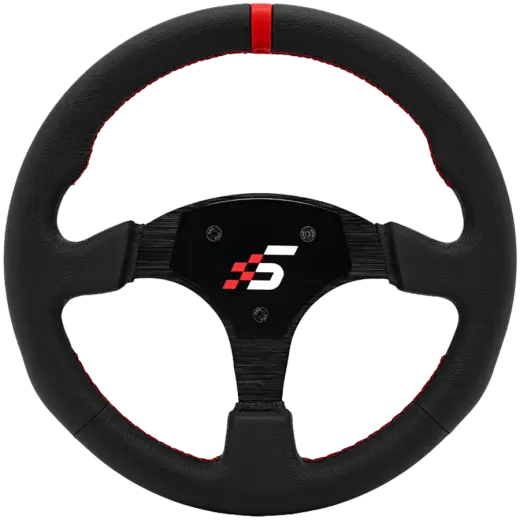 SIMAGIC Round Steering Wheel 330 mm, without HUB, leather