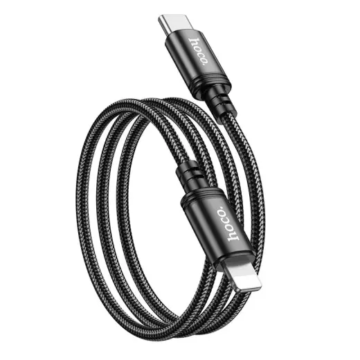 Hoco X89 data transfer and charging cable | USB-C to Lightning | PD | 20W | 1m | black