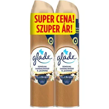 Glade Sensual Sandalwood & Jasmine Spray Duo - Sada osvěžovačů vzduchu 300ml