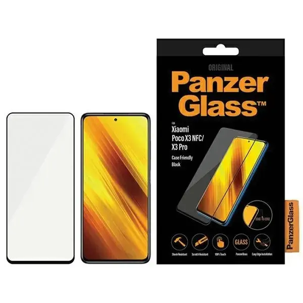 PanzerGlass E2E Regular Xiaomi Poco X3 NFC|X3 Pro Case Friendly czarny|black