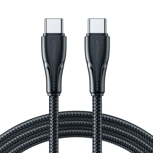 Joyroom S-A11 Surpass datu pārraides un uzlādes vads | USB-C uz USB-C | 60W | 0.25m | melns