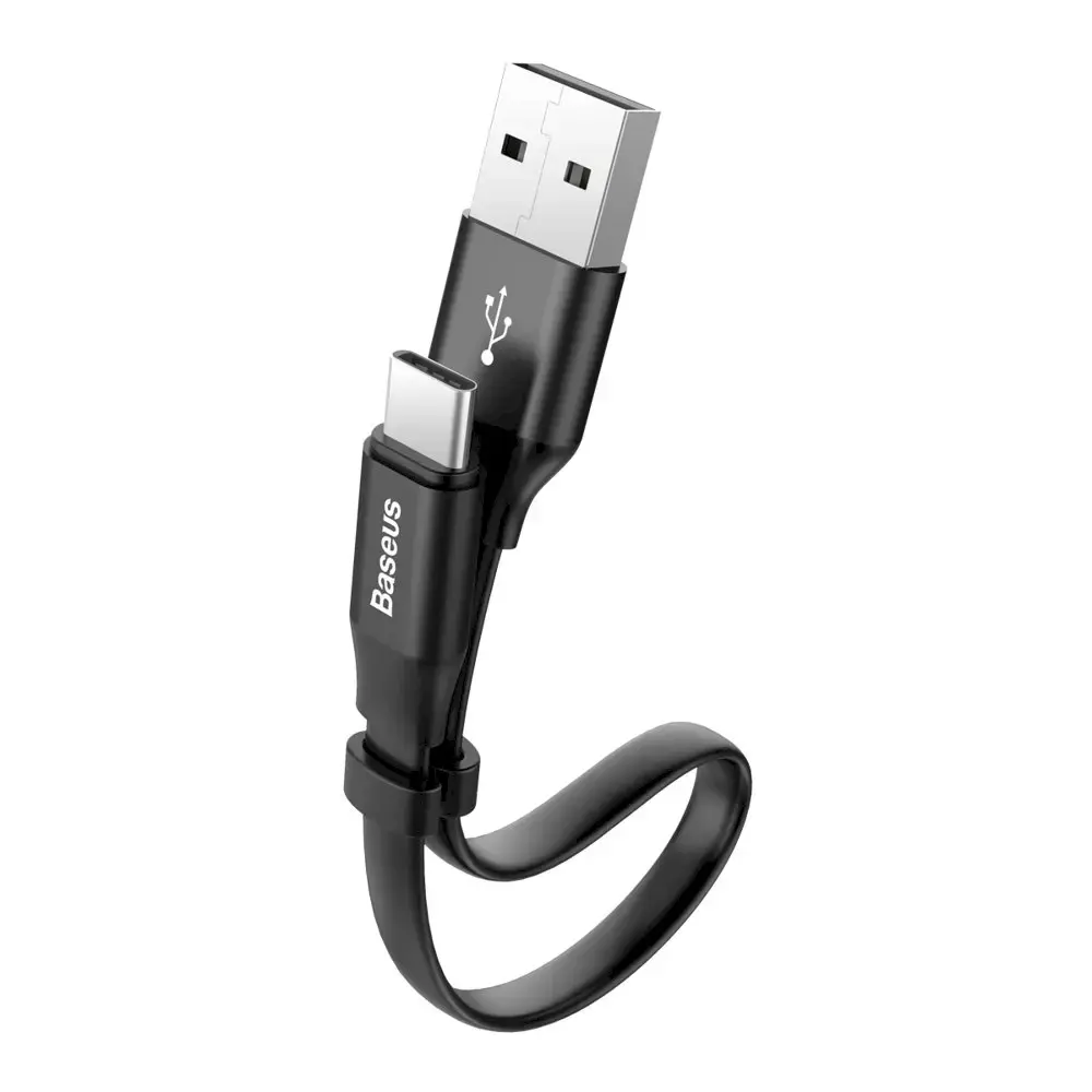 Baseus Nimble data transfer and charging cable | USB-A to USB-C | 10W | 0.23m | black