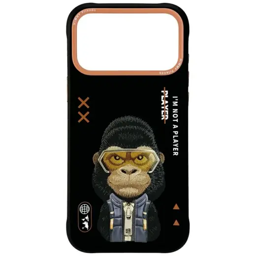 Etui Nimmy Cool&Cute 2.0 Gorilla do       iPhone 17 Pro czarny