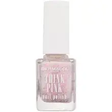 Dermacol Think Pink Nail Polish - Lak na nehty s třpytkami a vůní 12 ml