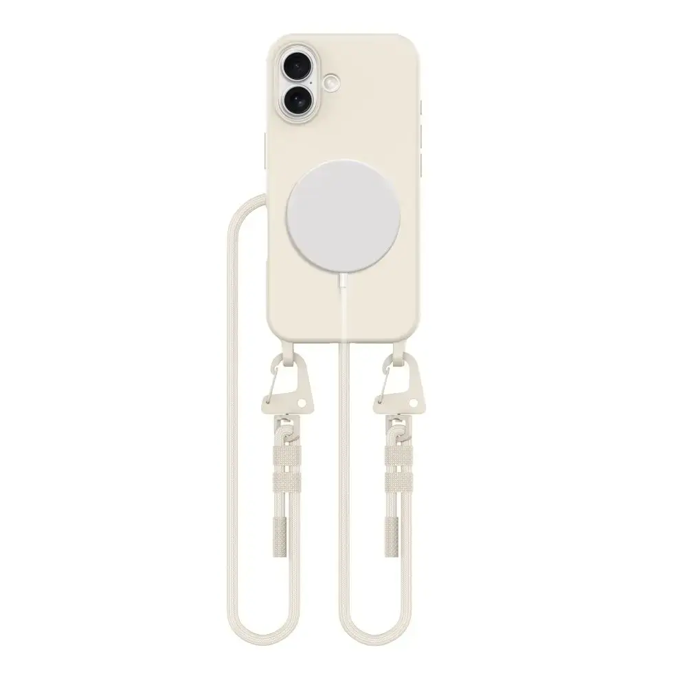 TECH-PROTECT MAGNĒTISKĀ KAKLAROTA MAGSAFE IPHONE 16 COSMIC LATTE