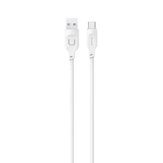 USAMS Kabel USB-C PD Fast Charging 1,2m 6A Lithe Series biały|white SJ568USB02(US-SJ568)