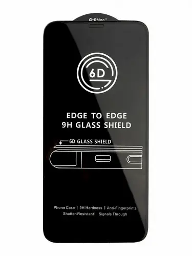 Reals V glass 6D aizsargstikls pilnam ekrānam Apple iPhone XS Max | 11 Pro Max melns